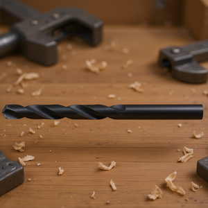 Foret hélicoïdal HSS 1 mm, longueur 34 mm, série courte, revêtement noir pour métal, bois, plastique - Product Image 3