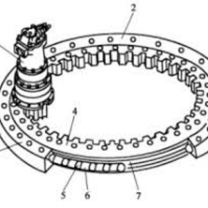 Moteur oscillant 85Z-1 86C-1 90Z-1 100C-1 pour pièces de rechange d'excavatrice 333/W4439 PCR-5B-30A-FGP-9407A Réducteur de moteur rotatif - Product Image 2