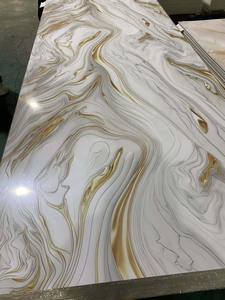 Panneau mural en <span class=keywords><strong>PVC</strong></span> effet marbre brillant UV, imperméable, moderne, pour usage intérieur, insonorisé, <span class=keywords><strong>salle</strong></span> <span class=keywords><strong>de</strong></span> <span class=keywords><strong>bain</strong></span> - Product Image 3