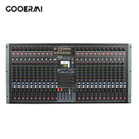 Console de mixage audio professionnelle BTS24 à 24 canaux avec 99 effets DSP, égaliseur graphique 7 bandes, carte son BT USB pour scène