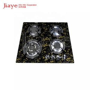 Piano cottura in vetro temperato a 4 fuochi di alta gamma per cucine di ville <span class=keywords><strong>con</strong></span> pannello antideflagrante, sicuro e bello - Product Image 3