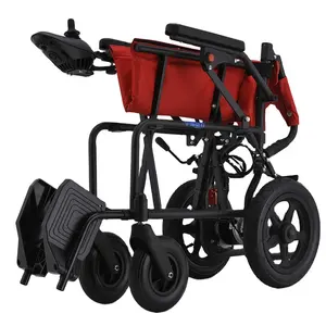 Oem工厂电动轮椅30千克钢管结构购买电动轮椅可折叠