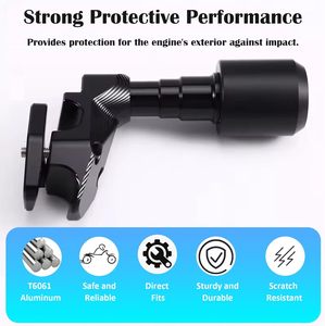 Protections de cadre et de moteur anti-chute pour moto CFMOTO 450SS/450SR/450NK, <span class=keywords><strong>carrosserie</strong></span> en aluminium, 4 couleurs au choix - Product Image 4