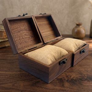 Wood Watch Display <b>Box</b> Polished Wooden Jewelry Case <b>Lockable</b> Gift Storage <b>Box</b> for Home Decor - Product Image 2