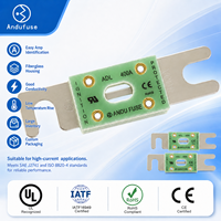 Fusible automobile CNN à montage sur borne, limiteur électrique, boîtier en verre feuilleté, cuivre, 800A 32V 125V, avec plateau de rangement et clip pour boîte à fusibles