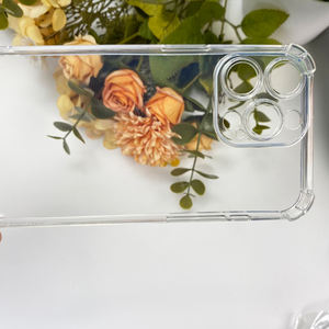 <span class=keywords><strong>Coque</strong></span> de téléphone portable transparente en TPU et PC anti-chute et anti-jaunissement pour iPhone 11 12 13 14 15 Pro Max - Product Image 4