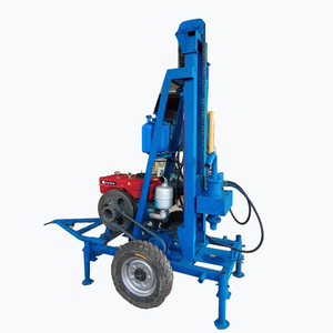 Petite plateforme de forage de puits d'<span class=keywords><strong>eau</strong></span> portable avec tête hydraulique et barre Kelly - Product Image 2