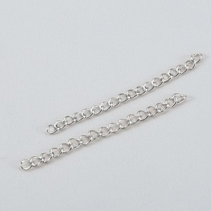 Metal Chain Extension <b>Small</b> Size Plated Jewelry Findings For DIY Bracelets <b>Necklaces</b> AliExpress - Product Image 2