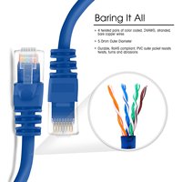 RJ45 Cat6 Lan Cable Cat 5 Sftp Cat6 1M Cat7 Rj45 Utp Patch 3000mm Ethernet Internet Categoría 5E Cable de red