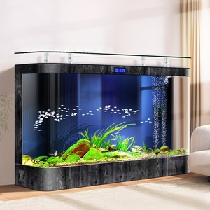 <span class=keywords><strong>Aquarium</strong></span> de style européen de luxe avec meuble en <span class=keywords><strong>bois</strong></span> massif, grand <span class=keywords><strong>aquarium</strong></span> en verre de 100 à 300 gallons, ensemble complet - Product Image 4