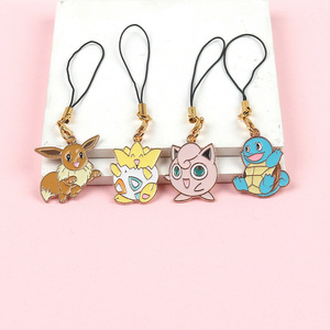 Lovely Cartoon <strong>Pokemoned</strong> Eevee Pika Keychain Accessories Phone Case Pendant Anti-Lost USB Key Chain Promotional Gifts <strong>Keyrings</strong> - Product Image 3