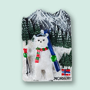 Europa Noruega nevera pegatina ciudad recuerdo turístico fabricantes al por mayor tridimensional hecho a mano regalos creativos - Product Image 5