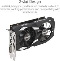 Carte graphique de jeu ASU Dual pour GeForce RTX 3050 6 Go OC Edition PCIe 4.0 avec DisplayPort 1.4a GDDR6 pour station de travail