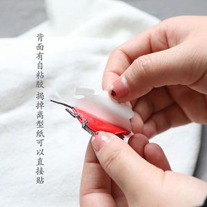 New High Quality Self Sticker Exquisite Embroidery Lifelike Cute Insect Ladybug Patch for Decoration - Product Image 4