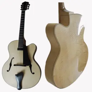 Yunzhi 17 дюймов Полностью ручной работы Джаз гитара в твердой древесине