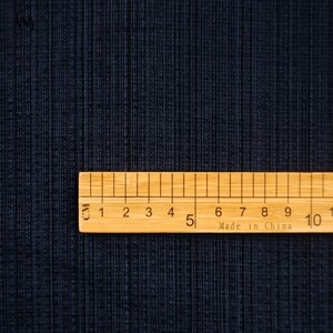 Couleurs personnalisées, tissu de boxer double face teint en fil, 100% coton, tissu rayé dobby bleu marine - Product Image 2