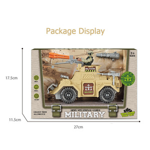 QS armée jouet ensemble jeu <span class=keywords><strong>de</strong></span> <span class=keywords><strong>guerre</strong></span> jouer amusant imaginatif militaire char véhicules <span class=keywords><strong>soldats</strong></span> figurine jouets pour enfants garçons cadeau - Product Image 3