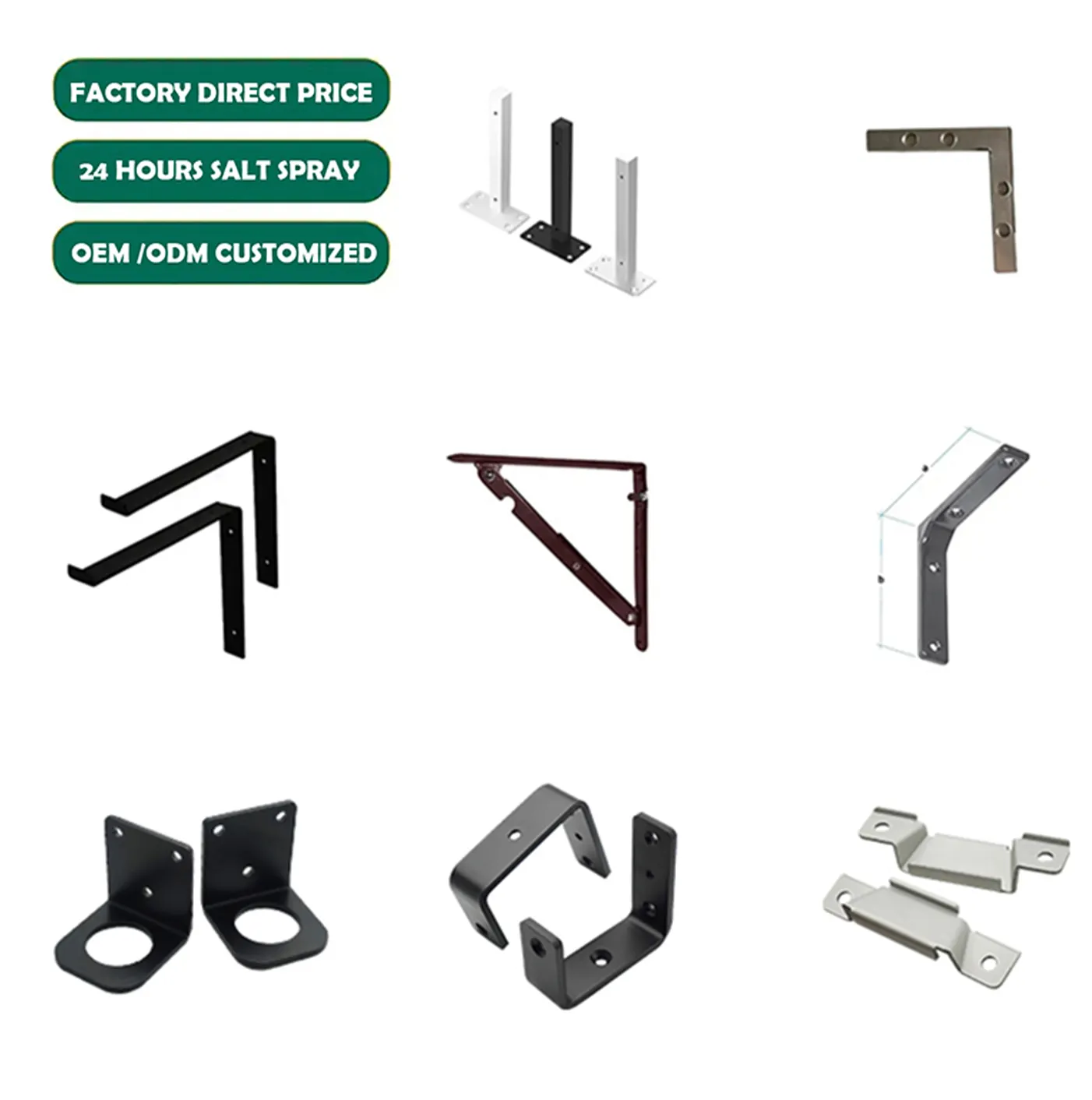 Novos tipos de suporte triangular para bancada de mesa, suporte de prateleira para montagem na parede, suporte triangular de metal para montagem em hardware