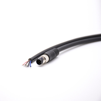 Conector de Sensor M8 de 6 Pines, Cable de 6 Pines, IP67, Código A, Hembra a Macho, Ángulo Recto de 90 Grados, Ensamblaje de Conexión Rápida