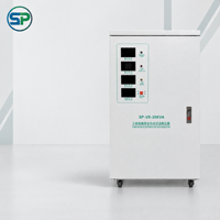 Stabilisateur de tension triphasé avancé MCU 30 kVA 380 V avec régulateur automatique et surveillance complète de la santé du système