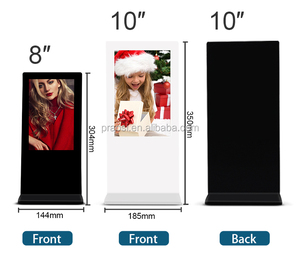 광고 및 광고를위한 10 인치 고해상도 IPS 수직 디지털 간판 디스플레이 광고 비디오 플레이어 사진 프레임 - Product Image 5