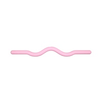 Barre de musculation en silicone de 25 lb, barre ondulée ergonomique pour femmes, entraînement à domicile et Pilates