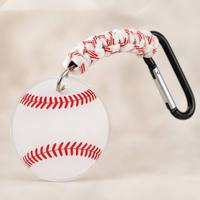 Portachiavi Personalizzati in Plastica Acrilica con Stampa Digitale per Sport, Basket, Baseball, Softball, Pallavolo, con Moschettone e Nome Personalizzato