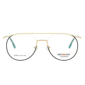 Monturas de Gafas Greyjack Ovaladas con Montura Completa, Lentes Planas, Diseño Moderno Unisex SF9010 - Product Image 4