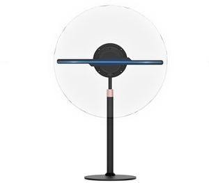 Mini LED Fan <strong>with</strong> <strong>3D</strong> Hologram <strong>Projector</strong> Rotating Animated Advertising Equipment Includes Frame Stand - Product Image 5