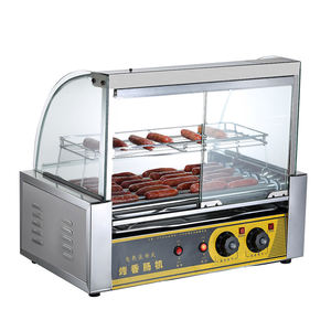 Máquina comercial <span class=keywords><strong>de</strong></span> parrilla <span class=keywords><strong>de</strong></span> rodillo para perros calientes, Mini tostador <span class=keywords><strong>de</strong></span> <span class=keywords><strong>salchichas</strong></span> para uso comercial o doméstico, cocina giratoria eléctrica automática - Product Image 1