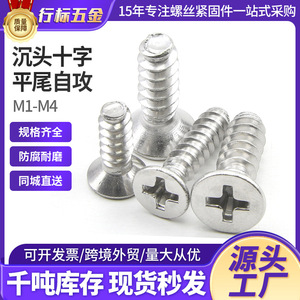 สกรูหัวฟิลลิปส์แบบฝังหัว M1.2 M2.5 M4 เหล็กกล้าคาร์บอน มาตรฐานเมตริก เกรด A ระดับ 4.8 สำหรับงานโลหะ - Product Image 5