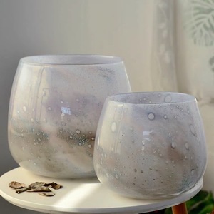 Vaso de cristal soplado a mano para decoración del hogar, centro de mesa de boda, único de fábrica, nuevo diseño, 2022 - Product Image 1