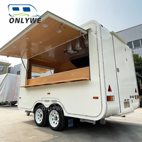 Carrinho Móvel de Sorvete e Café Onlywe - Food Truck e Trailer de Concessão Totalmente Equipado