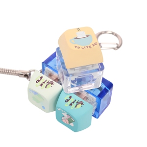 Al por mayor, Llavero mecánico personalizado con tecla de teclado, Juguete antiestrés, Bonito colgante para bolso, Regalos para jugadores - Product Image 5