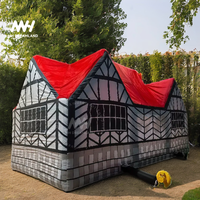 Tente de bar gonflable d'extérieur pour fêtes, dôme en PVC portable pour jardin, avec souffleur et kit de réparation, couleur personnalisable