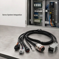 Câble de retour d'information pour servomoteur, faisceau de câblage tressé multi-connecteurs pour l'intégration de systèmes servo
