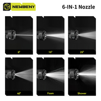 Newbeny 18V Baterai Brushless 15 Bar Tekanan Tinggi Alat Semprot Pencuci Mobil dengan Selang 8 Meter - Penggunaan Industri DIY