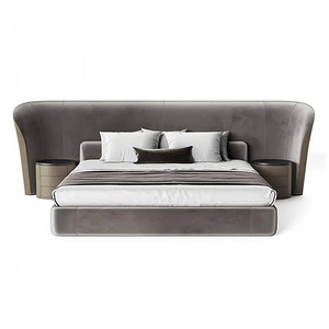 KMJ <span class=keywords><strong>Letto</strong></span> <span class=keywords><strong>Matrimoniale</strong></span> di Lusso Italiano Imbottito con Struttura in Tessuto, Set di Mobili per Camera da <span class=keywords><strong>Letto</strong></span> - Product Image 4