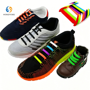 Lacci Elastici in Silicone Personalizzabili Senza Nodi per <span class=keywords><strong>Scarpe</strong></span> da Corsa e Sneakers, Vendita all'Ingrosso - Product Image 1