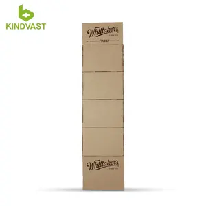 Custom Cardboard Print Store Display For Chocolate Candy Display Stand