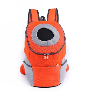 Produsen langsung persediaan hewan peliharaan menyediakan tas hewan peliharaan ransel perjalanan anjing kucing portabel tas dada antilembap