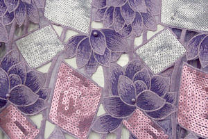 فاخر يدوي الأورجانزا تسلسل الدانتيل الأفريقي مساء اللباس أقمشة الدانتيل بالجملة - Product Image 6