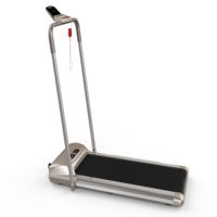Tapis de course pliable portable en gros avec télécommande, compact et plat, pour la maison et le bureau