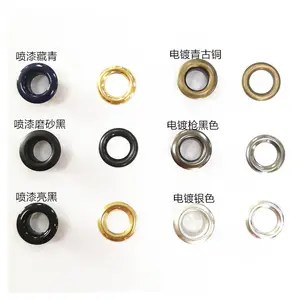 Chất Liệu Đồng Thau Vòng Dây Giày Chống Gỉ Cho Rèm Tắm Và Quần Áo 8MM Đường Kính Trong Kim Loại Dây Giày