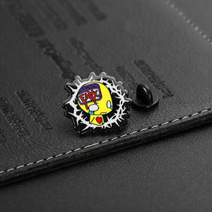 أزياء الصلب المينا دبوس الصانع مخصص 3D مضحك الكرتون أنيمي دبابيس سبائك الزنك المعادن شارة للحقيبة أو الملابس الزينة - Product Image 6