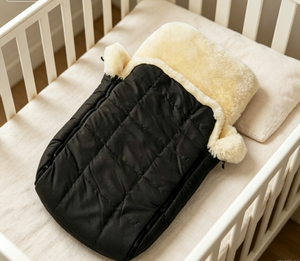 Sac de couchage universel en peau de mouton de qualité supérieure pour poussette, gigoteuse pour tout-petit avec doublure en laine douce - Product Image 5