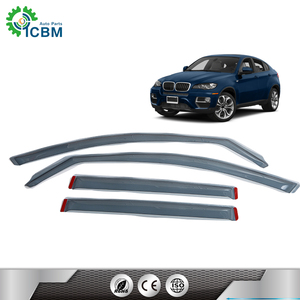 Accesorios para Auto <span class=keywords><strong>ICBM</strong></span>, Visera de Ventana de PMMA Acrílico para Protección Solar/Lluvia, para BMW X6 2008-2014 - Product Image 4