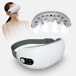 Masque de massage oculaire JIAHANG avec thérapie par vapeur et chaleur, sans fil, rechargeable par USB, pour les soins des yeux à domicile - Product Image 1