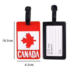 Bas quantité minimale de commande drapeau National en caoutchouc souple PVC étiquette de bagage ID de bagage étiquette de nom étiquettes de sac pour <span class=keywords><strong>voyage</strong></span> - Product Image 3