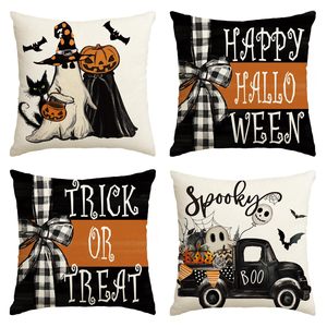 Housse <span class=keywords><strong>de</strong></span> coussin décorative pour Halloween en polyester doux - Product Image 2